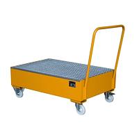Bandeja colectora móvil 2020, pintada, Amarillo naranja