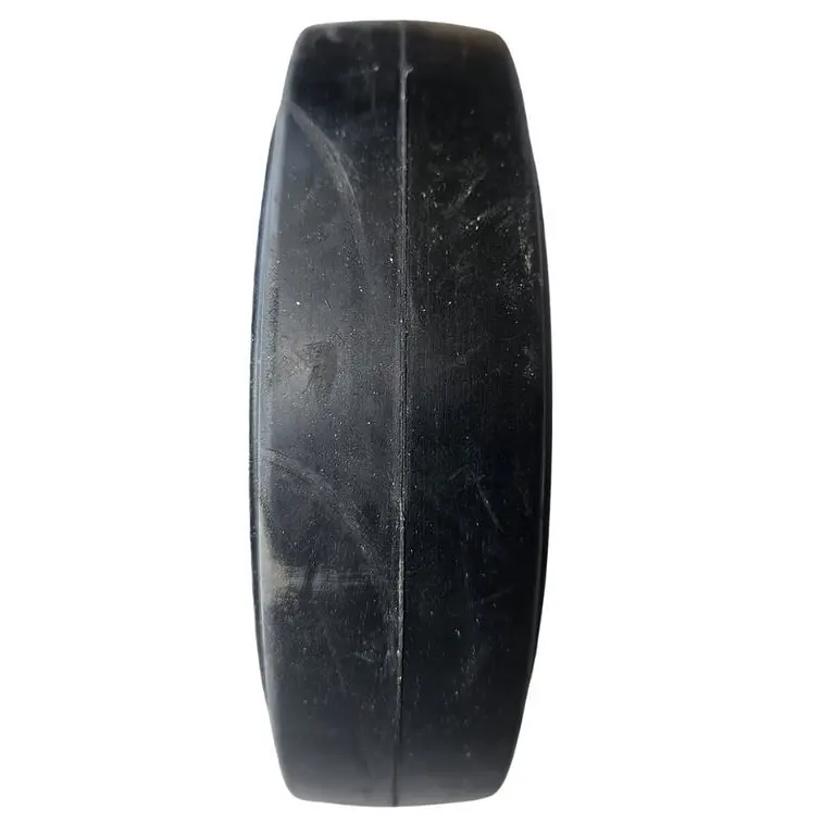 Rubber rotating wheel for pallet truck 180x50mm 20mm shaft