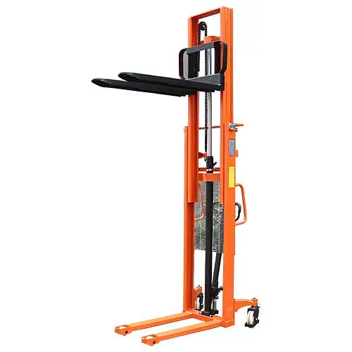 Manupack manual stacker 1000 kg 2500 mm steel hydraulic pallet stacker