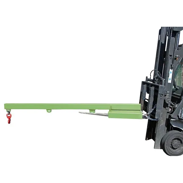 Charging arm, painted, green silk