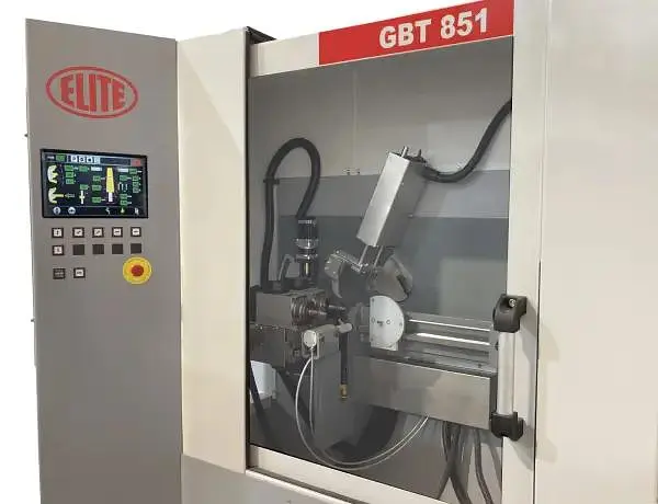 Máquina de afilado lateral CNC totalmente automática Elite GBT 851 para sierras circulares de carburo