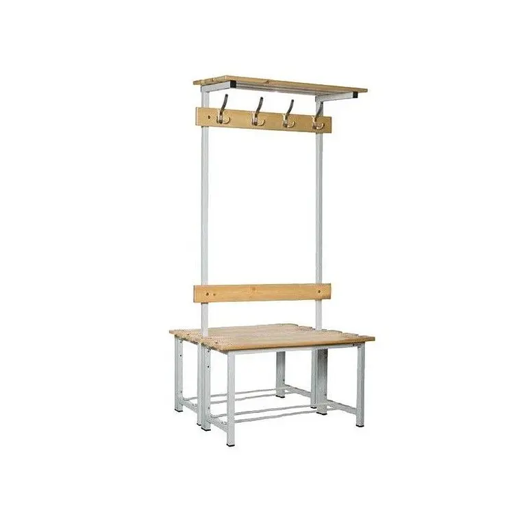 Changing room bench Double with light and handle