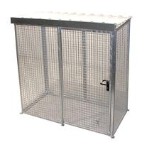 Gas bottle storage container galvanized steel