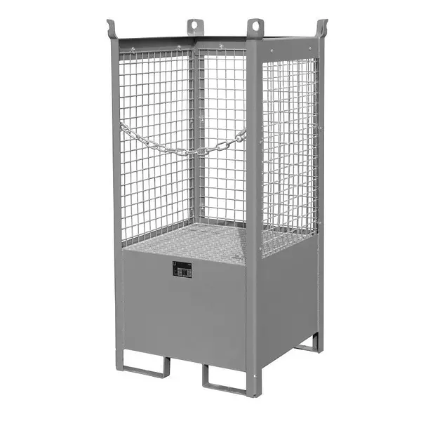 Palé apilable para bidones lacado gris ratón