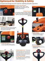 1500 kg electric pallet truck NobleLift EPT15G