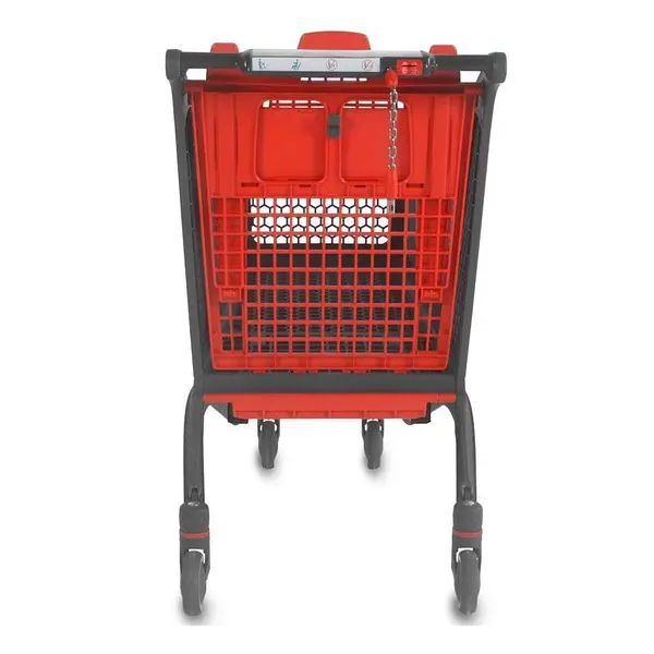 Plastic 180L supermarket and warehouse trolley