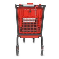 Plastic 240L supermarket and warehouse trolley
