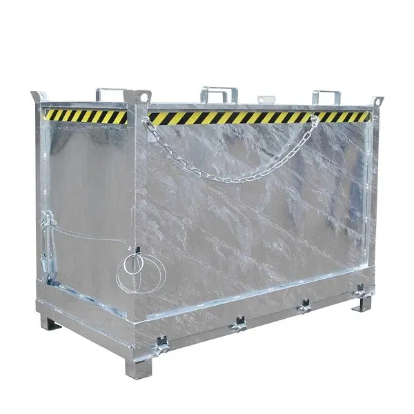 Contenedor con base de caída caliente galvanizado