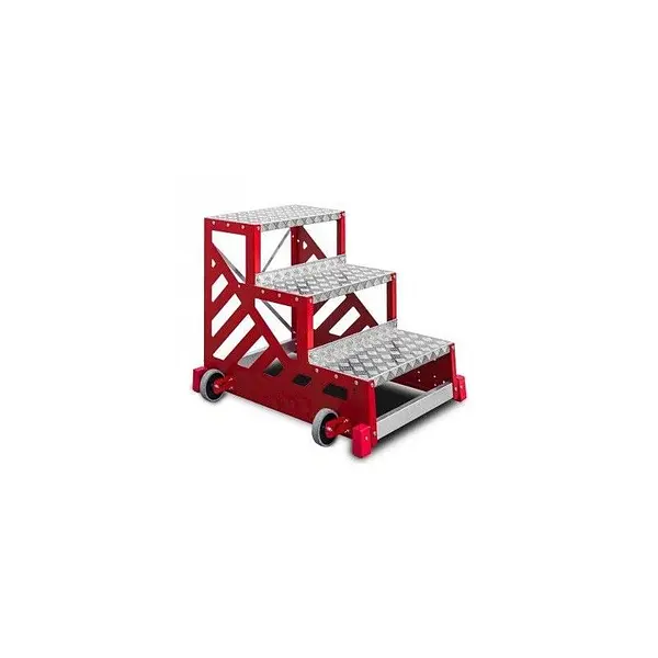 Rigid stool with customizable steps