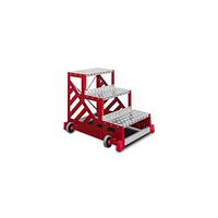 Rigid stool with customizable steps