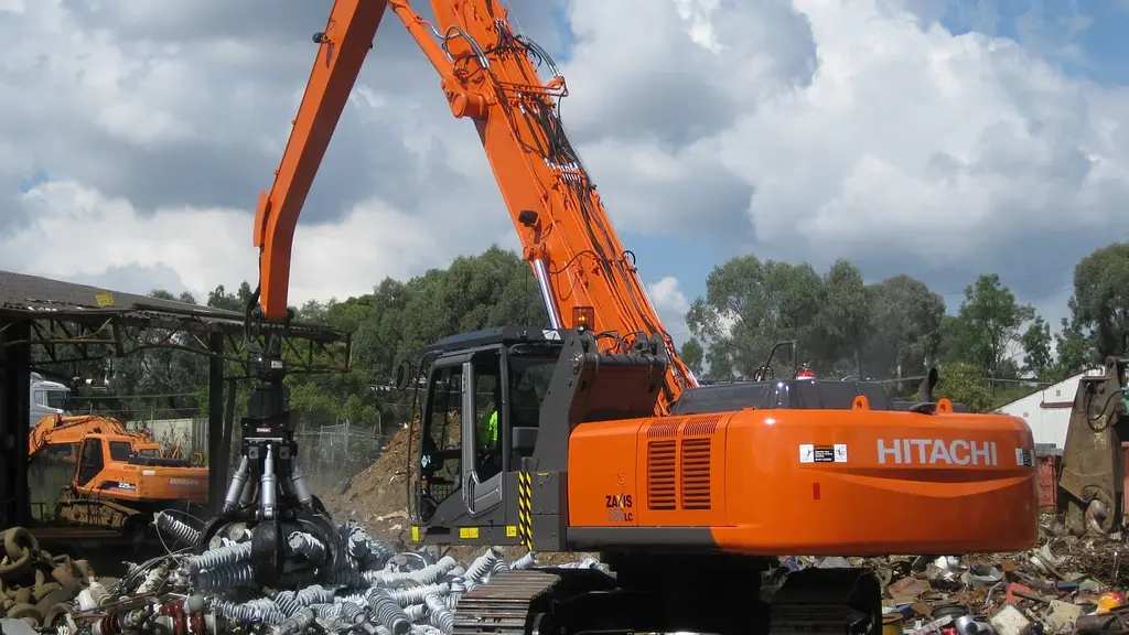 Rotobec OP4SM65 Hydraulic Scrap Grapple with RT-322 Rotator 0.50 m3