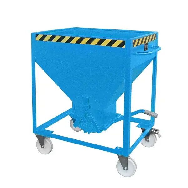 Silo Container, pintado, Azul claro