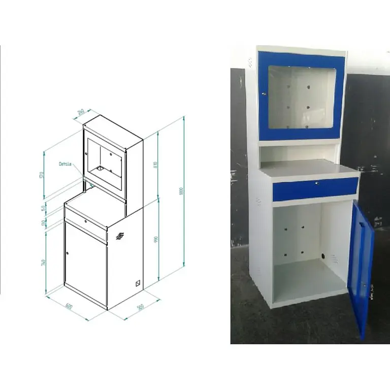 Overseas computer cabinet