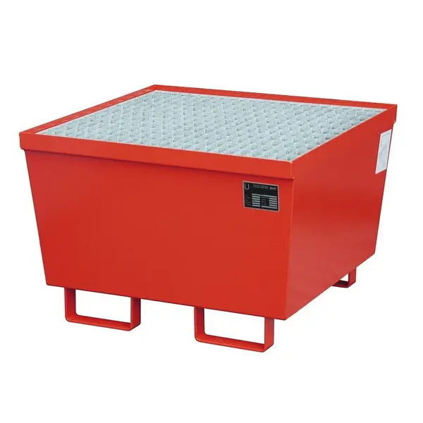 Collective band hot galvanized for storage of drums and small cans