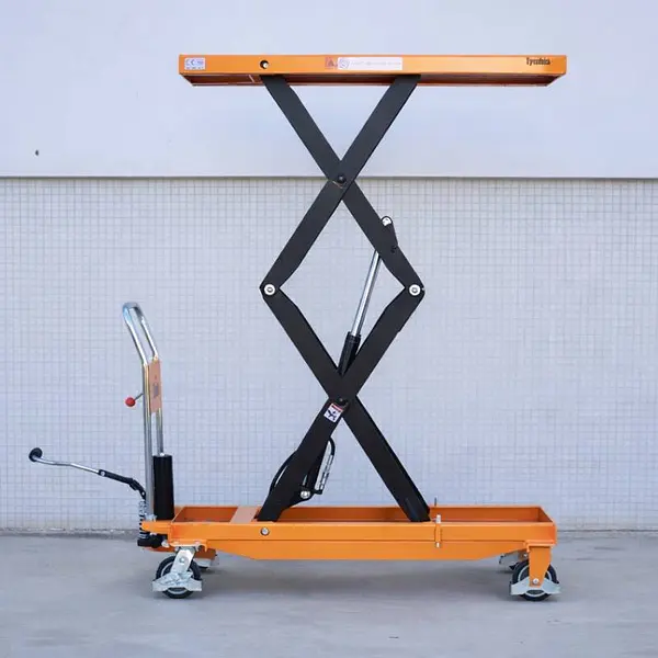 Mesa Elevadora Manual 1000kg a 1700mm - Plataforma 610x1200mm