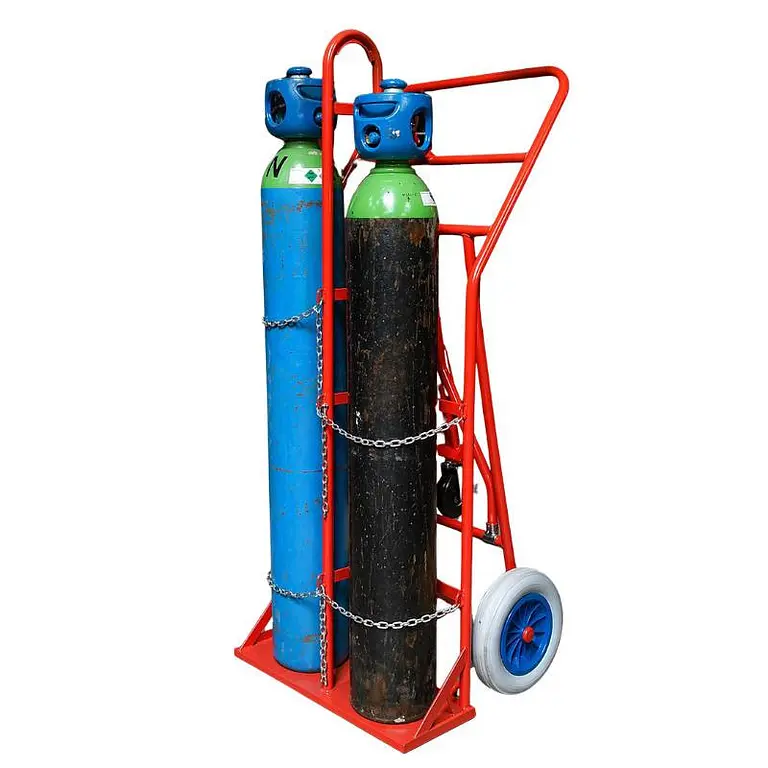 Welding bottle transport cart 200kg capacity