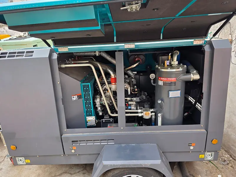 Compresor de aire rotativo de tornillo diesel Isuzu 275 CFM