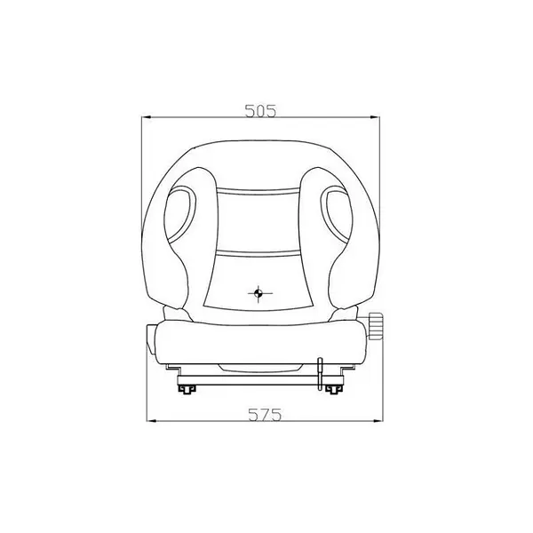 Asiento Win para carretilla elevadora, con cinturón incluido