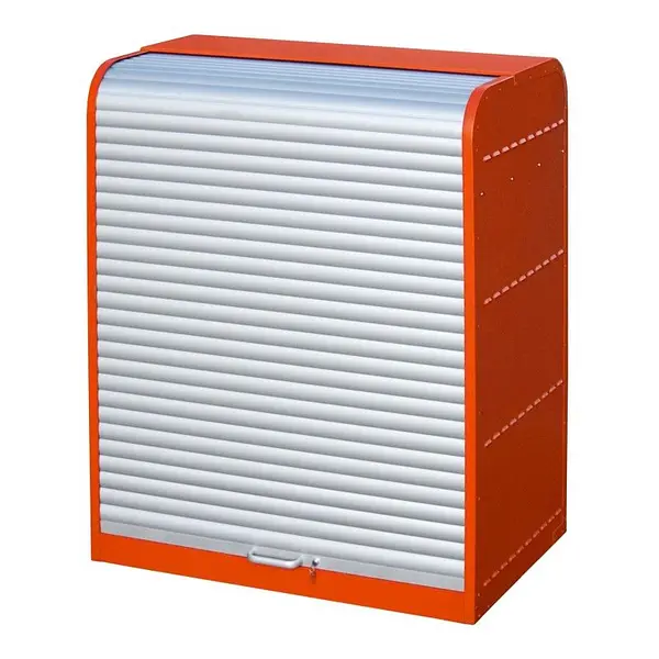 Armario para materiales peligrosos con puerta de persiana enrollable