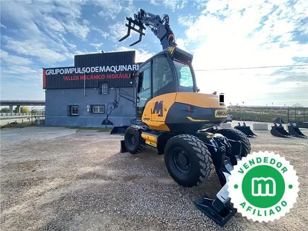 Mecalac 9MWR wheel excavator