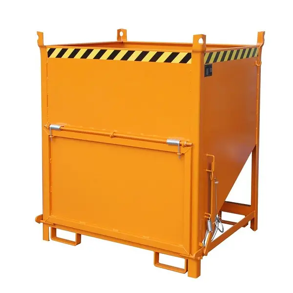 Silo Container, pintado, Amarillo naranja