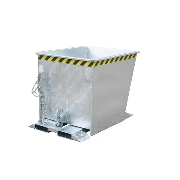 Contenedor basculante, galvanizado en caliente