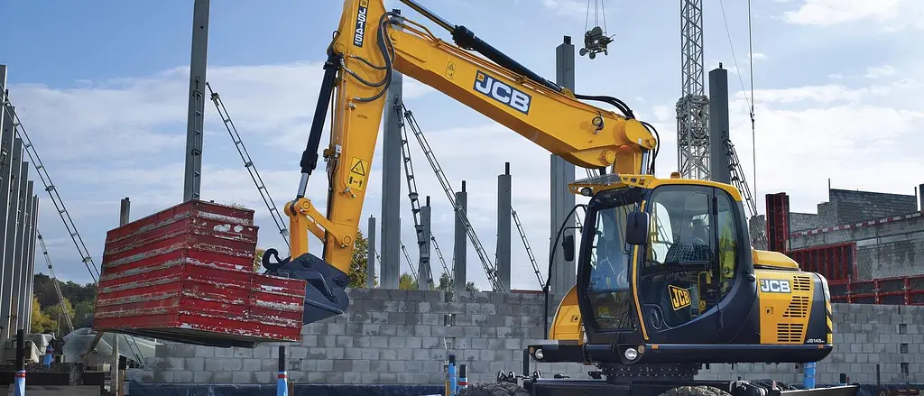 JCB JS145W wheeled excavator