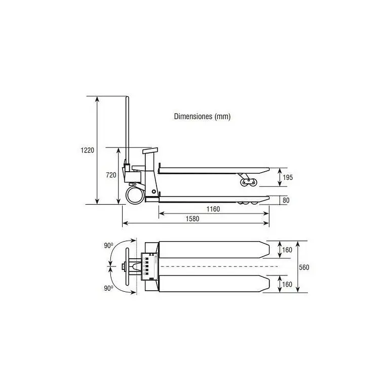 2000kg transparent industrial weighing scale