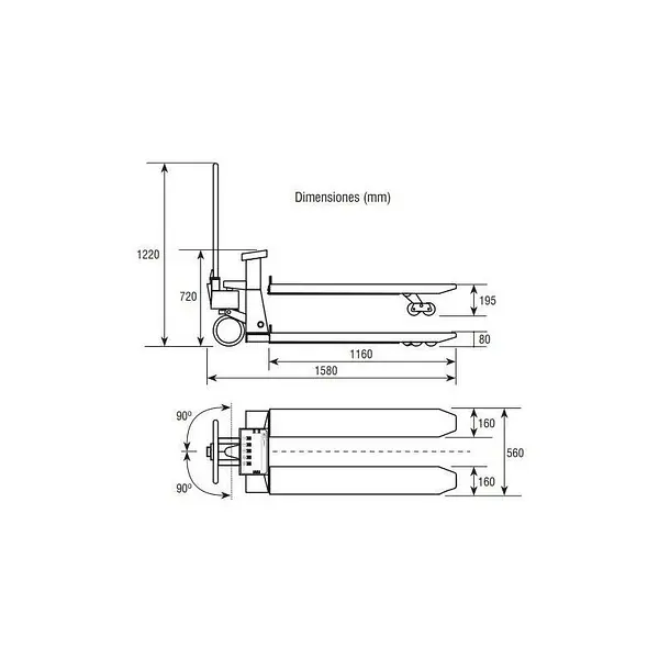 Industrial scale Visor 1500kg