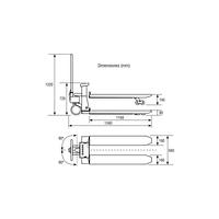 2000kg transparent industrial weighing scale