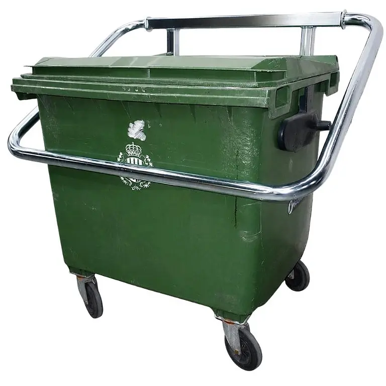 1000 liter yellow garbage can