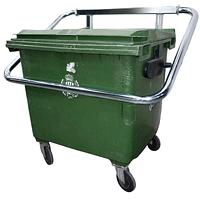 1000 liter yellow garbage can