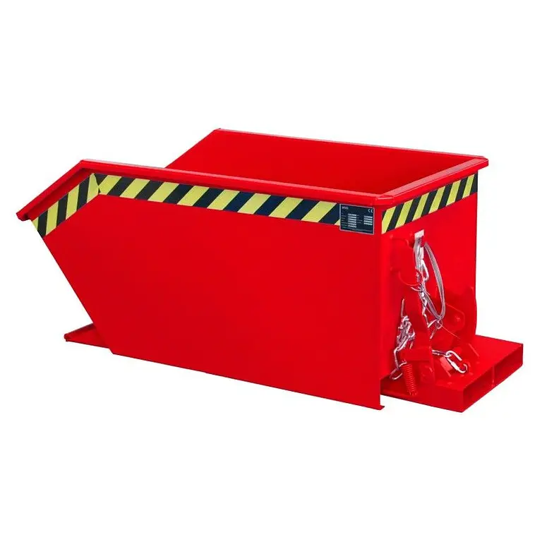 Container tilting red fire