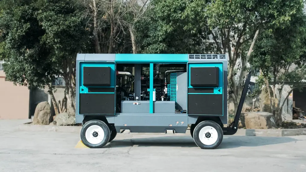 Compresor de aire de tornillo industrial de alta capacidad Cummins 6LTAA8.9