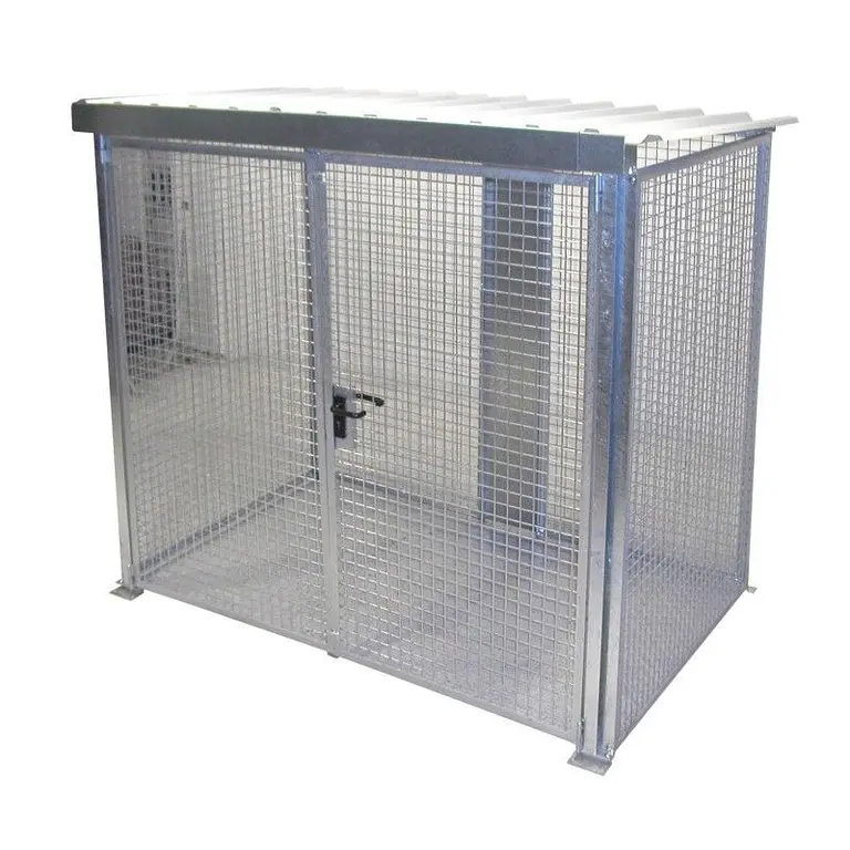 Contenedor para bombonas de gas, galvanizado en caliente
