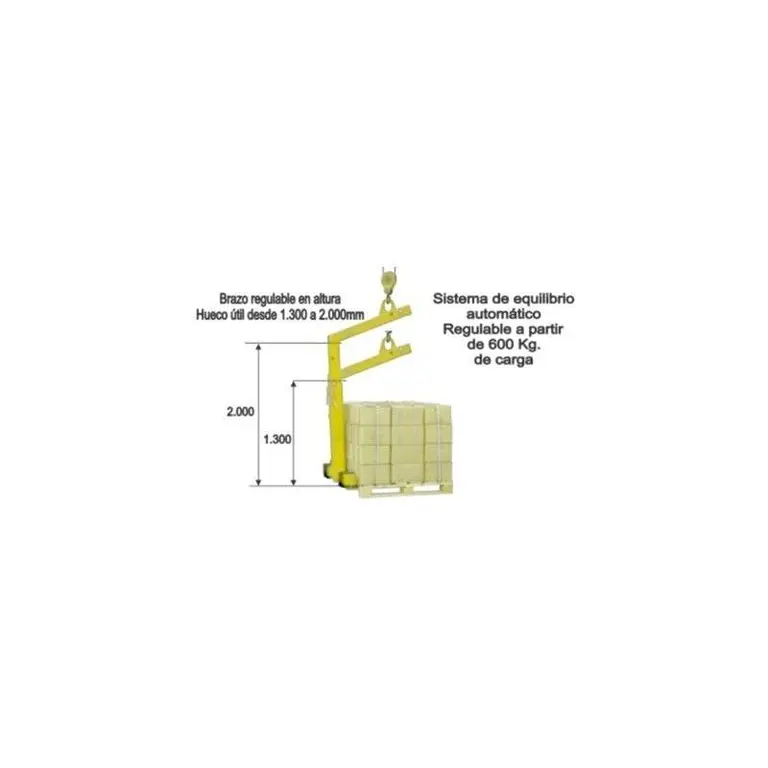 Pallet rack mobile claws 3000 kg