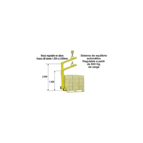 Pallet rack mobile claws 3000 kg