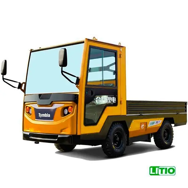 Tractor Arrastre con plataforma 2000kg bateria LITIO 48V/202AH