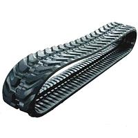 Rubber tracks for heavy machinery