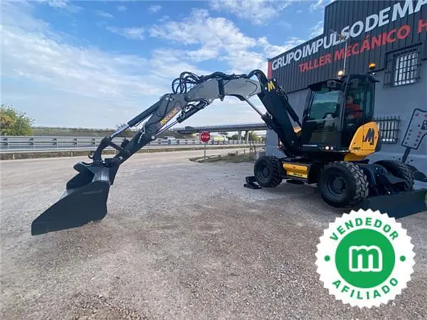 Mecalac 9MWR wheel excavator