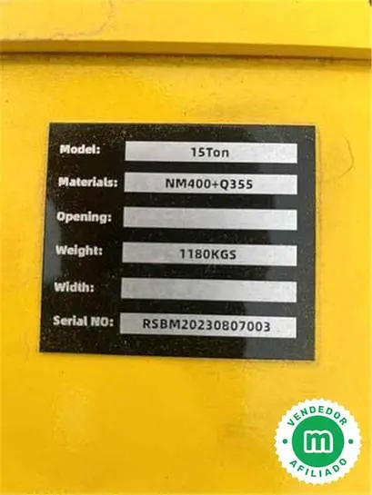 Pinzas escolleras para miniexcavadoras