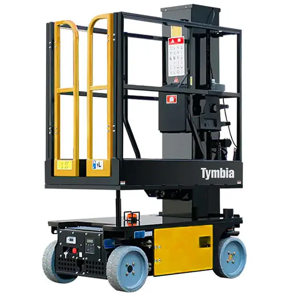 Plataforma Elevadora mástil vertical con brazo 6m-159kg