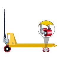 Pack of 4 polyurethane rollers for manual pallet truck