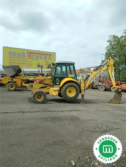 New Holland LB95 backhoe loader