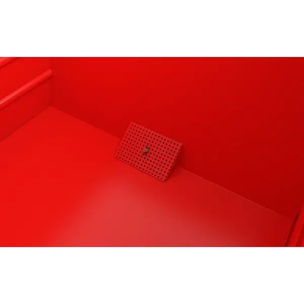 Volquete apilable de virutas, pintado, Rojo fuego