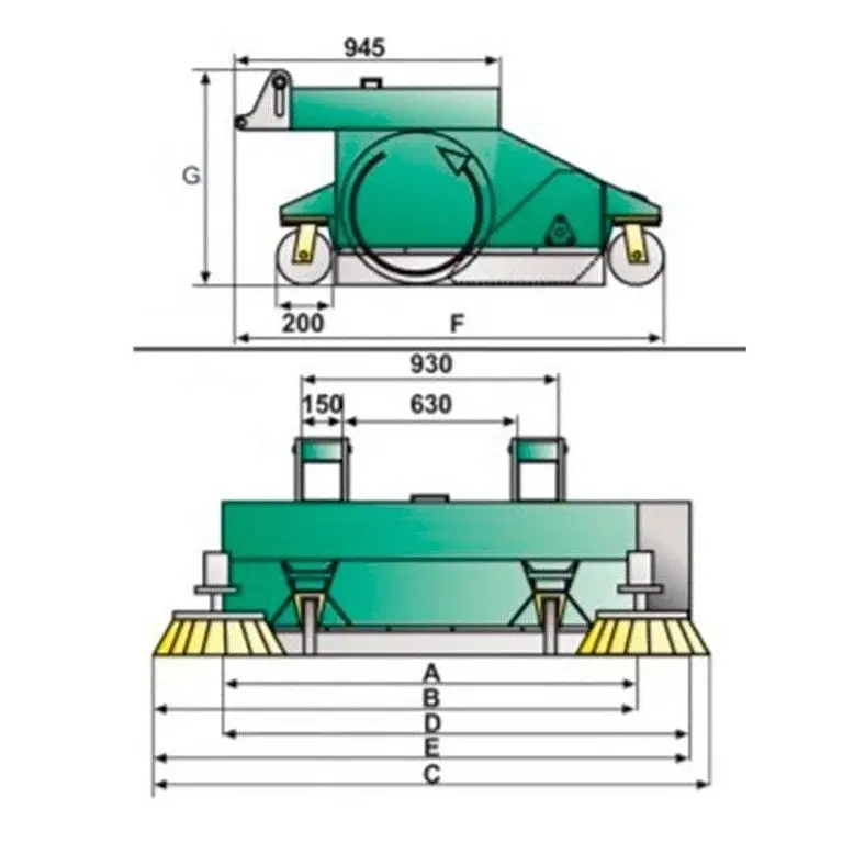 Barredora industrial TY-1200