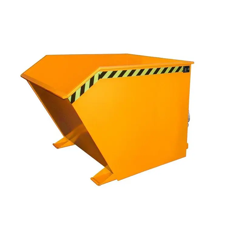 Container tilting, painted, Orange yellow