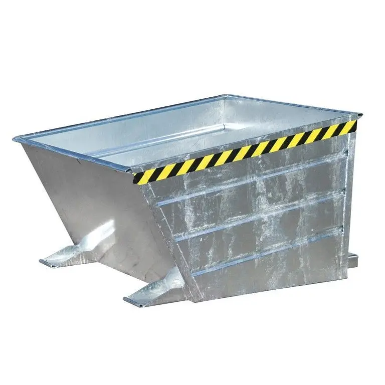 Contenedor basculante, galvanizado en caliente