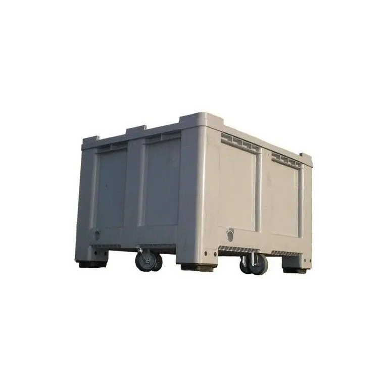 Container smooth plastic with wheels