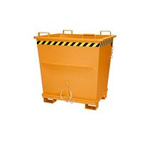 Contenedor con Base Drop Away, pintado, Amarillo naranja